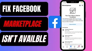 How to Fix Facebook Marketplace Isn't Available To You 2024 (100% Working)