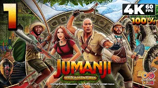Jumanji: Wild Adventures (PC) - 4K60 Walkthrough (100%) Level 1 - Intro & Journey through the Jungle