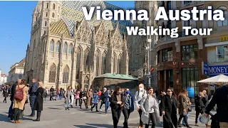 Vienna Austria, Walking Tour 4K UHD 60Fps