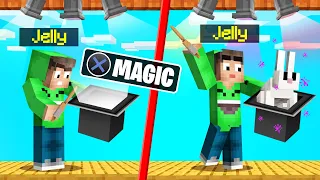 PERFORMING A MAGIC SHOW In MINECRAFT! (Best Trick Wins)