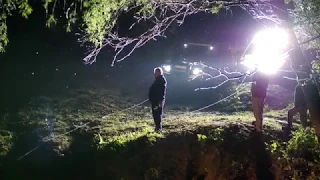 Offroad 4x4 Saigon 2018, live in swamp at night (Toyota Land cruiser) (4K)