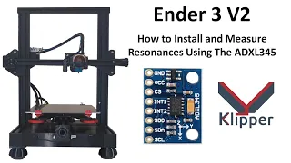 Ender 3 Pro V2 How to Install and Measure Resonances Using The Klipper ADXL345 Accelerometer Kit.