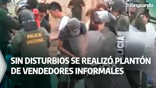 Sin disturbios se realizó plantón de vendedores informales en Bucaramanga | Vanguardia