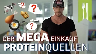 Mein Fitness Einkauf für Muskelaufbau | Eiweißquellen