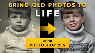 Revive Your Memories: How AI and Photoshop Can Restore Old Photos and Bring Them to Life