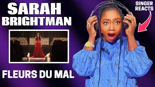 SINGER REACTS | SARAH BRIGHTMAN - FLEURS DU MAL (Live In Vienna) REACTION!!!😱
