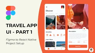 Travel App UI Part 1 - Figma to React Native