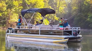 SUN TRACKER Boats: FISHIN' BARGE 20 DLX Fishing Pontoon