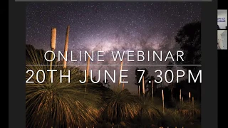 Warrumbungle Dark Sky Park Webinar Invitation