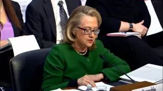Secretary Clinton Testifies Before the Senate Foreign Relations Committee on Benghazi