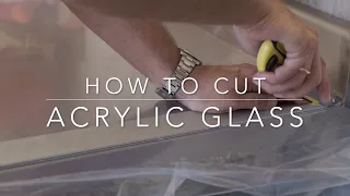 How to cut acrylic glass