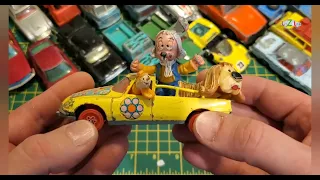 Unboxing vintage Corgi ,Dinky and Matchbox diecast toy cars