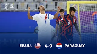 HIGHLIGHTS | ESTADOS UNIDOS 4-9 PARAGUAY  | Mundial de Fútbol Playa Rusia 2021