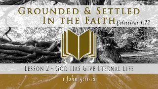 God Has Given Eternal Life: 1 John 5:11-12