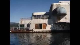 the abandoned Expo Mcdonalds McBarge