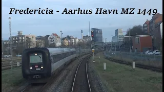 Führerstandsmitfahrt Dänemark / Førerrumstur Danmark - Fredericia til Aarhus Havn MZ1449