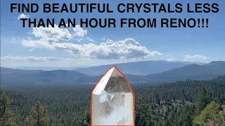 Rockhounding Quartz Crystals & More at Crystal Mine- Near Reno, NV