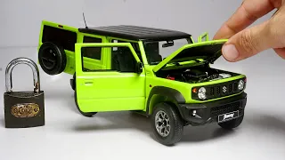 Unboxing of Suzuki Jimny SUV 💚- Miniature SUV Diecast (MIND BLOWING DETAILS)  - Adult Hobbies