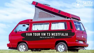 ⭑ VAN TOUR VOLKSWAGEN T3 WESTFALIA - How to use your VW T3 ⭑