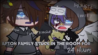 Afton Family Stuck In The Room For 24 Hours // Gacha Club // Gacha Afton Family // Gacha Fnaf