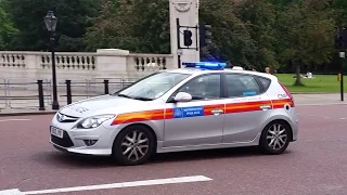 London Metropolitan Police Car Responding -- Hi-Lo Siren