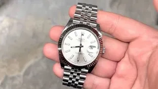 Rolex Datejust 41 STEEL Silver Dial Review - Is It Worth $10500?!