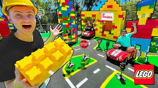 I Built a REAL LEGO CITY!!