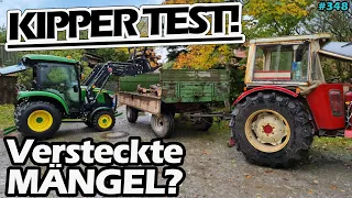 Erster Kipper-Einsatz! | Vadder hilft mit John Deere 3033 R | IHC 633 | Bruns Kipper | Mr. Moto