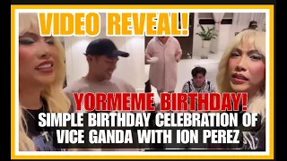 MEME VICE GANDA BIRTHDAY GANITO LANG KASIMPLE ANG CELEBRATION WITH ION PEREZ