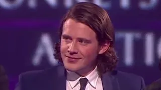 Arctic Monkeys win 2014's MasterCard Album of the Year but its just Jamie Cook being uncomfortable