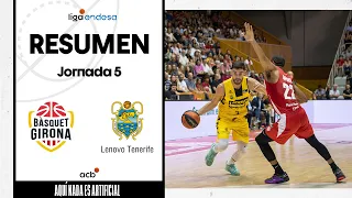 Bàsquet Girona - Lenovo Tenerife (66-79) RESUMEN | Liga Endesa 2023-24