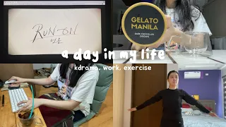 a day in my life 🍃  Rarejob’s tutor vlog, kdrama, workout | Philippines