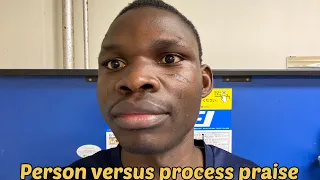 Person versus process praise