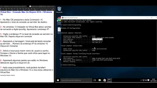 VirtualBox Windows 10 - Conexão de arquivos Mac os Mojave