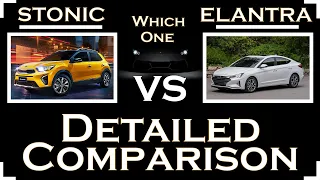KIA Stonic VS Hyundai Elantra | Detailed Comparison | Which One Is The Best Option Under Your Budget