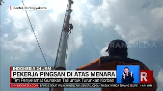 Pekerja Pingsan Di Atas Menara | REDAKSI (10/12/21)