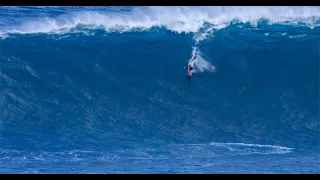 JAWS XXL "MARCIO SWELL" TOW IN SESSION!!! GIANT WAVES!!!