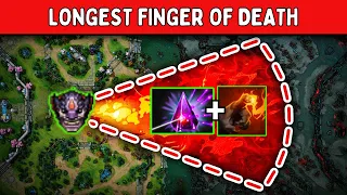 +63 Stacks Longest Range Finger of Death🔥 Lion Seer Stone + Ethereal Blade 55Kills in 7.35d