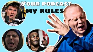 Bill Burr roasting people on their own podcast