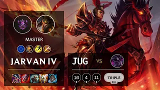 Jarvan IV Jungle vs Morgana - EUW Master Patch 11.10