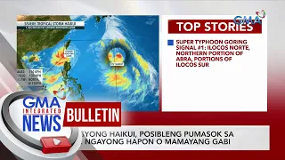 Bagyong Haikui, posibleng pumasok sa PAR ngayong hapon o mamayang... | GMA Integrated News Bulletin