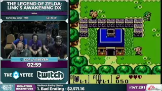 The Legend of Zelda: Link's Awakening DX by zorlaxseven in 1:25:18 - SGDQ2016 - Part 39