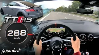 AUDI TT RS 2019 | Vmax auf der AUTOBAHN! 0-100 | 100-200 | POV Fahr doch