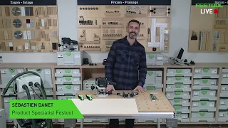 Festool LIVE 🔴(FR) | Visez l'excellence avec la défonceuse OF 1010 R de Festool