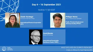 GCA Masterclass on Climate-Resilient PPPs – Day 04 – Part 2
