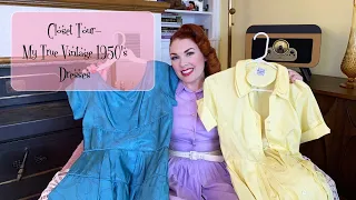 Closet Tour Vintage 1950's Dresses