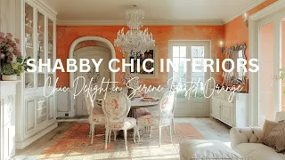 SHABBY CHIC INTERIORS - Chic Delight in Pastel Orange