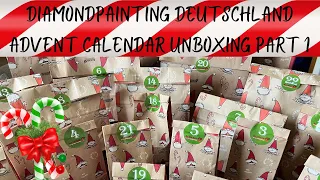 Diamond Painting Advent Calendar unboxing. Diamond Painting Deutschland 2023 #spoilers