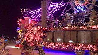 Burning Man 2017 - Mayan Warrior migration to the deep playa for tie-up with Robot Heart