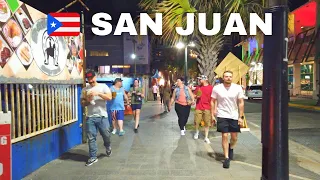 🇵🇷 SAN JUAN SPRING BREAK CONDADO DISTRICT PUERTO RICO WALKING TOUR 4K
